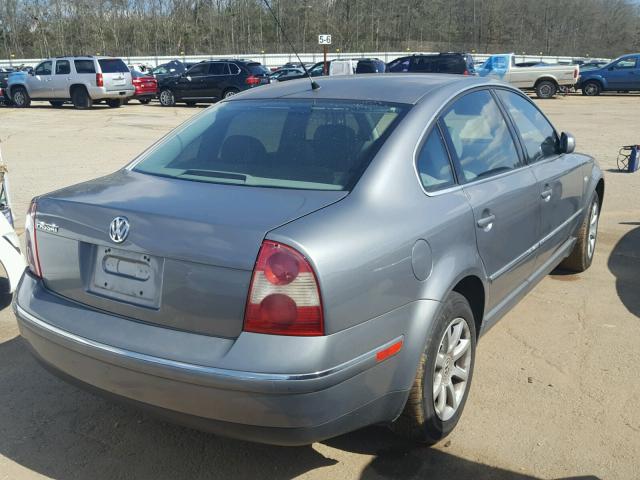 WVWPD63B64P050806 - 2004 VOLKSWAGEN PASSAT GLS GRAY photo 4