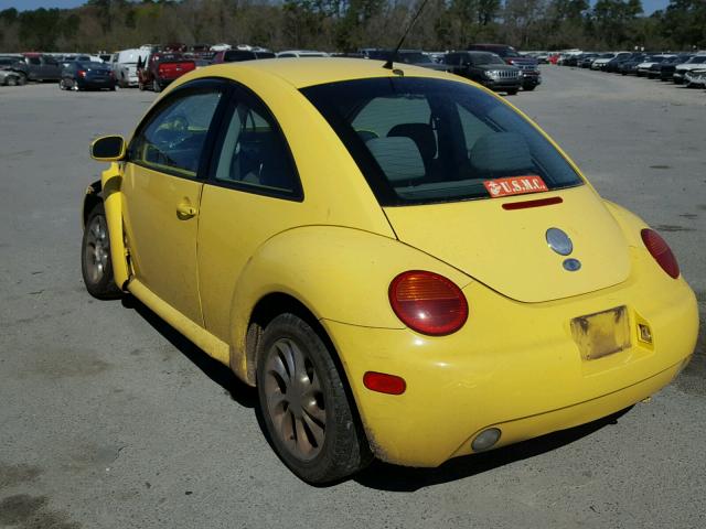 3VWBP21C13M432359 - 2003 VOLKSWAGEN NEW BEETLE 黄色 照片 3