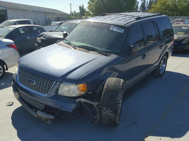 1FMFU18L23LA03175 - 2003 FORD EXPEDITION BLUE photo 2