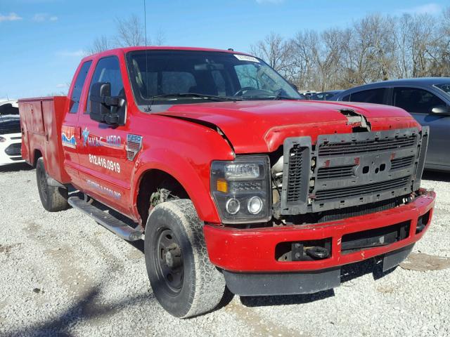 1FTSX21R58EC71826 - 2008 FORD F250 SUPER RED photo 1