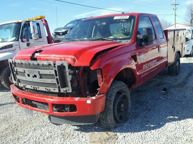 1FTSX21R58EC71826 - 2008 FORD F250 SUPER RED photo 2