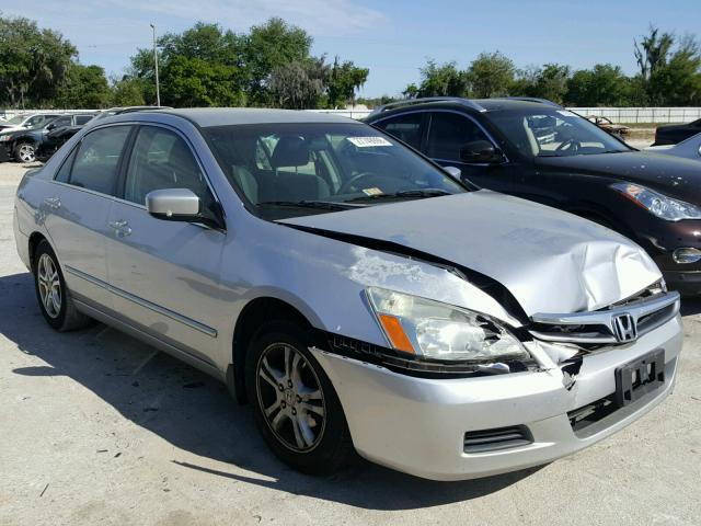 1HGCM56397A028305 - 2007 HONDA ACCORD SE SILVER photo 1