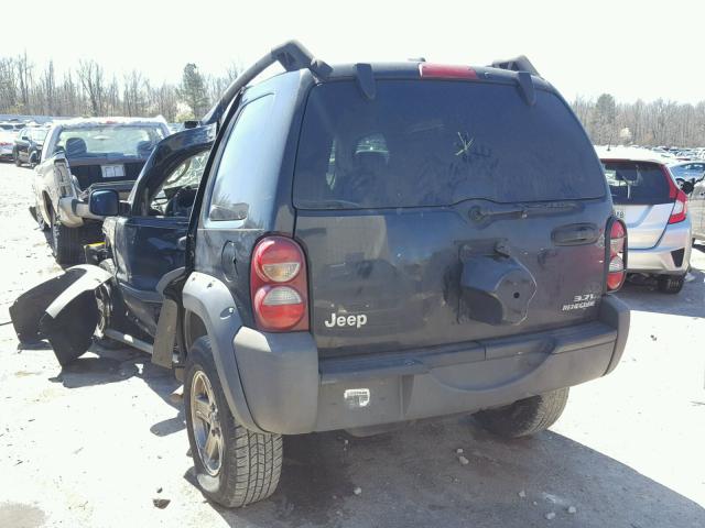 1J4GK38K55W560000 - 2005 JEEP LIBERTY RE BLACK photo 3
