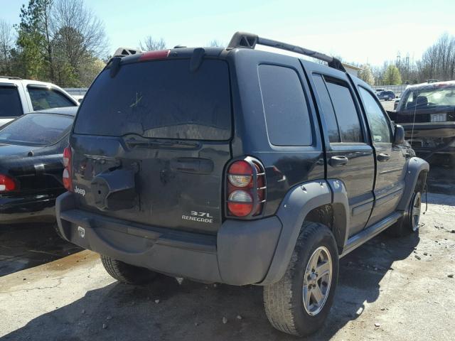 1J4GK38K55W560000 - 2005 JEEP LIBERTY RE BLACK photo 4
