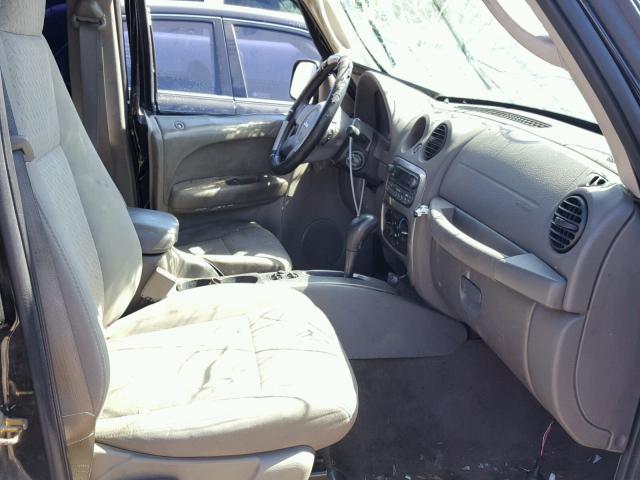 1J4GK38K55W560000 - 2005 JEEP LIBERTY RE BLACK photo 5
