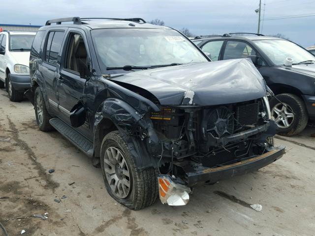 5N1BR18A48C638792 - 2008 NISSAN PATHFINDER BLACK photo 1