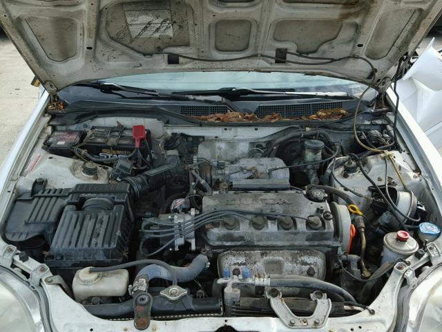 1HGEJ8649VL021402 - 1997 HONDA CIVIC EX WHITE photo 7