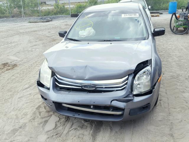 3FAHP07127R110271 - 2007 FORD FUSION SE GRAY photo 9