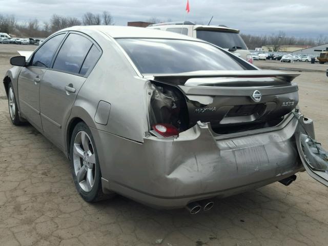 1N4BA41E95C857226 - 2005 NISSAN MAXIMA SE BEIGE photo 3