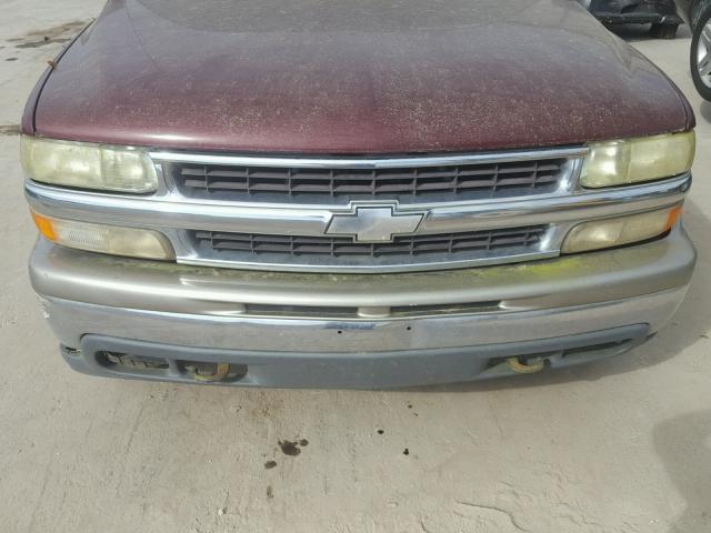 1GNEK13T4YJ108906 - 2000 CHEVROLET TAHOE K150 MAROON photo 7