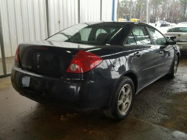 1G2ZF58BX74192656 - 2007 PONTIAC G6 VALUE L BLACK photo 4