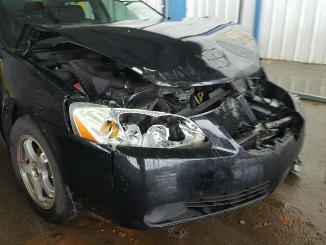 1G2ZF58BX74192656 - 2007 PONTIAC G6 VALUE L BLACK photo 9