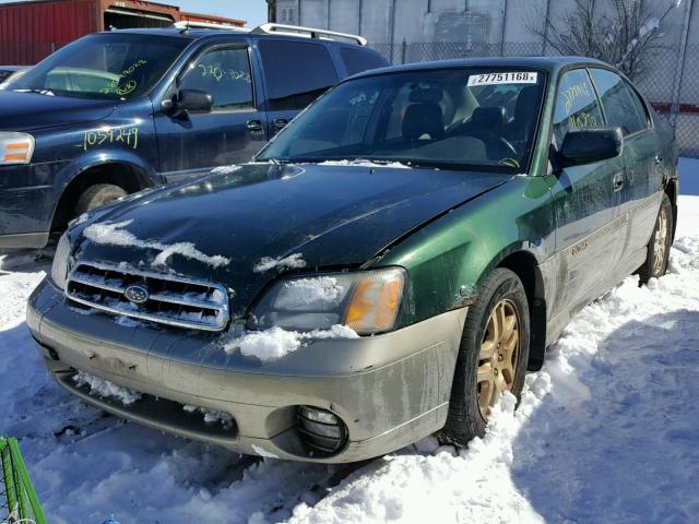 4S3BE6862Y7201522 - 2000 SUBARU LEGACY OUT GRAY photo 2