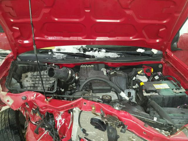 1GCJTCF98C8137163 - 2012 CHEVROLET COLORADO L RED photo 7