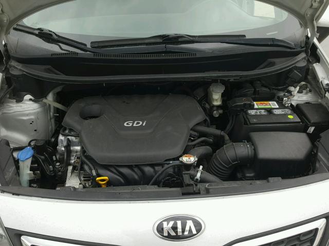 KNADN4A31F6479793 - 2015 KIA RIO EX SILVER photo 7