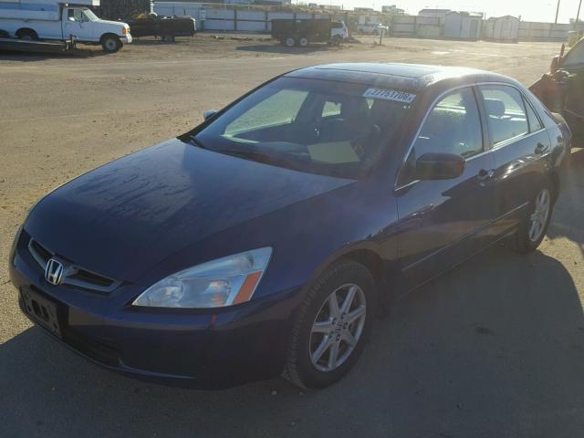 1HGCM66594A013452 - 2004 HONDA ACCORD EX BLUE photo 2