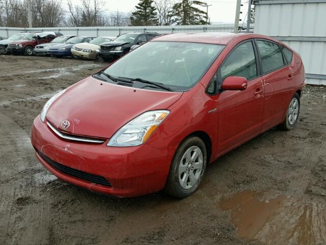 JTDKB20UX77568422 - 2007 TOYOTA PRIUS RED photo 2