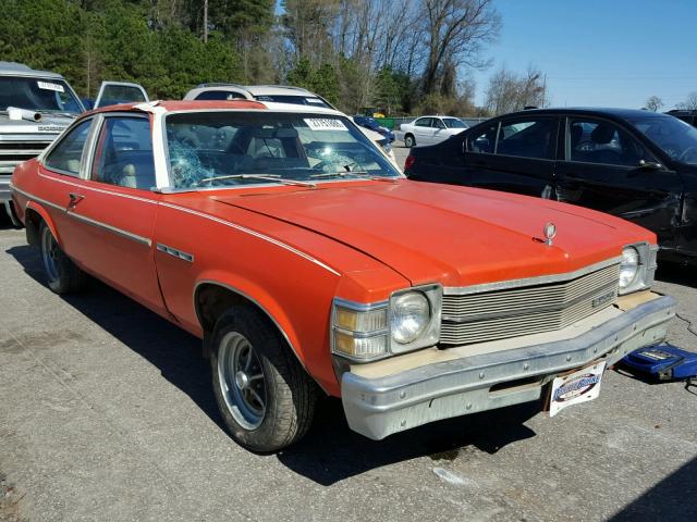 4B27C6K131110 - 1976 BUICK SKYLARK ORANGE photo 1