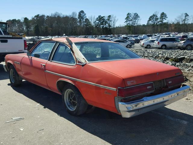 4B27C6K131110 - 1976 BUICK SKYLARK ORANGE photo 3