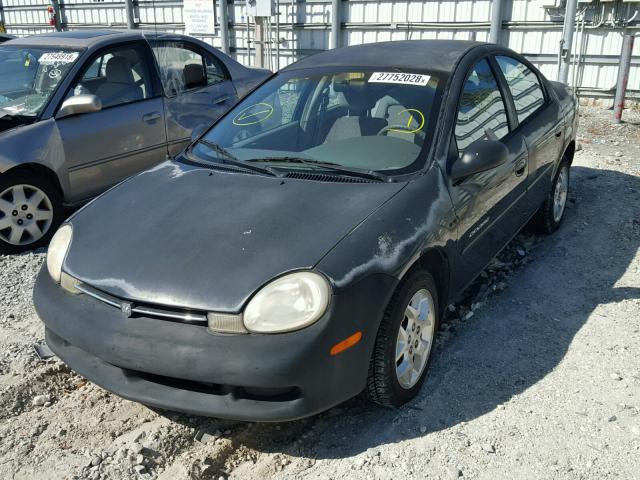 1B3ES46C6YD746838 - 2000 DODGE NEON BASE BROWN photo 2