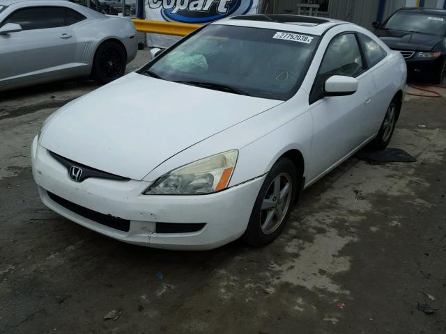 1HGCM72693A007783 - 2003 HONDA ACCORD EX WHITE photo 2