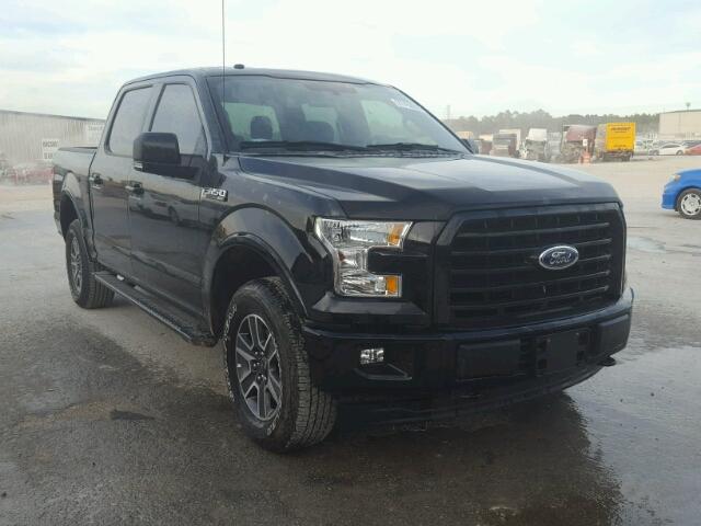 1FTEW1EF9HKD80611 - 2017 FORD F150 SUPER BLACK photo 1