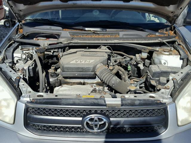 JTEGD20VX56002445 - 2005 TOYOTA RAV4 SILVER photo 7