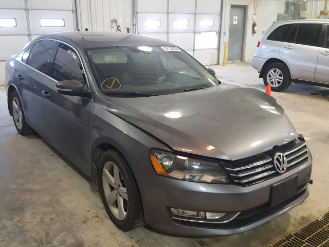 1VWAS7A3XFC090665 - 2015 VOLKSWAGEN PASSAT S GRAY photo 1