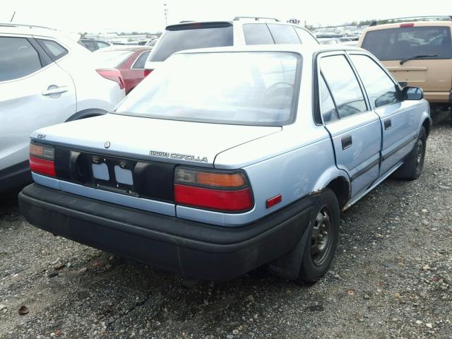 JT2AE94A5L3318978 - 1990 TOYOTA COROLLA DL BLUE photo 4