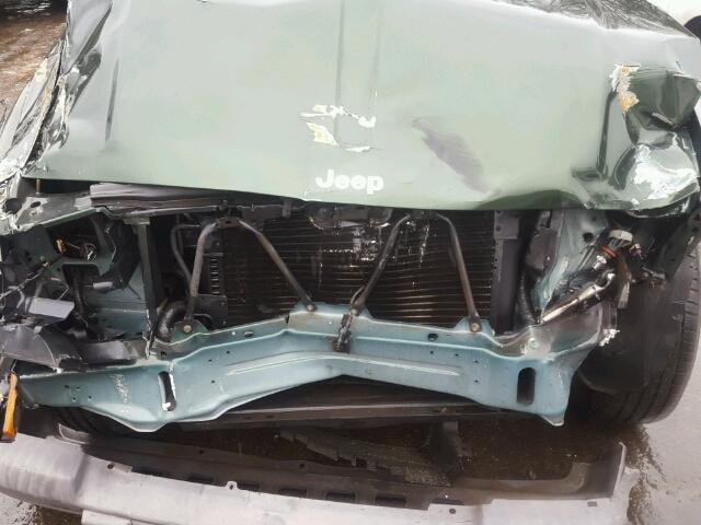 1J4GZ58S4VC639778 - 1997 JEEP GRAND CHER GREEN photo 7