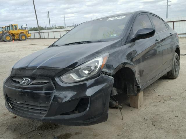 KMHCT4AE5CU120844 - 2012 HYUNDAI ACCENT GLS BLACK photo 9