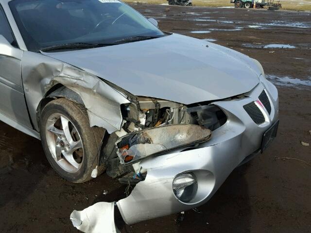 2G2WR554771176409 - 2007 PONTIAC GRAND PRIX SILVER photo 9