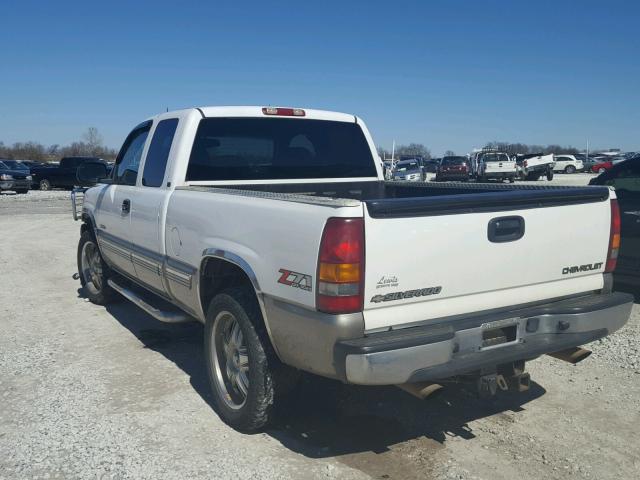 1GCEK19T32E190739 - 2002 CHEVROLET SILVERADO WHITE photo 3