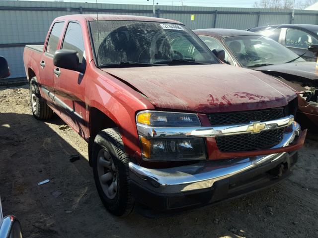 1GCCS136368155925 - 2006 CHEVROLET COLORADO MAROON photo 1