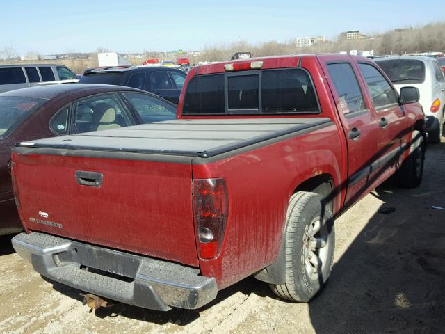 1GCCS136368155925 - 2006 CHEVROLET COLORADO MAROON photo 4