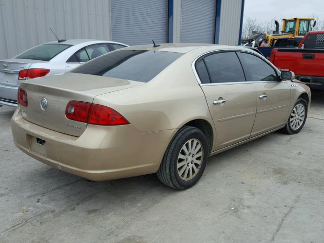 1G4HP57236U180459 - 2006 BUICK LUCERNE CX GOLD photo 4