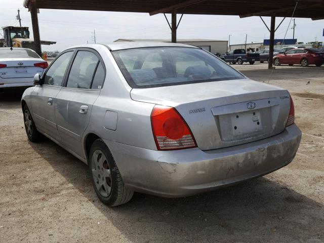 KMHDN46D65U999739 - 2005 HYUNDAI ELANTRA GL GRAY photo 3