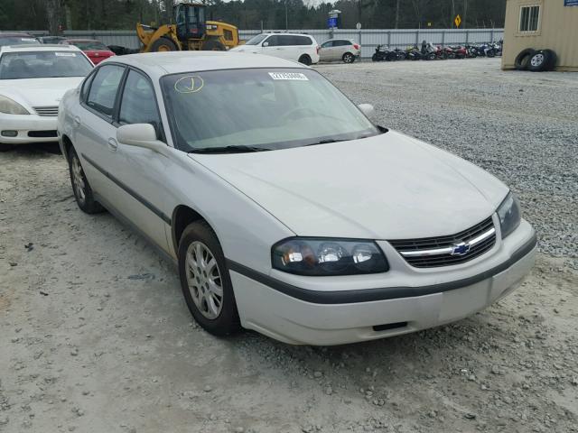 2G1WF55E739221799 - 2003 CHEVROLET IMPALA BEIGE photo 1