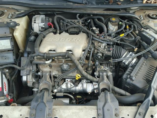 2G1WF55E739221799 - 2003 CHEVROLET IMPALA BEIGE photo 7