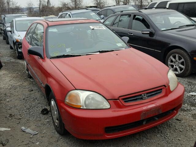 2HGEJ6441TH111242 - 1996 HONDA CIVIC DX RED photo 1