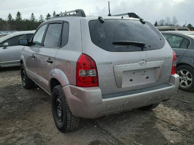 KM8JM12B26U307261 - 2006 HYUNDAI TUCSON GL SILVER photo 3