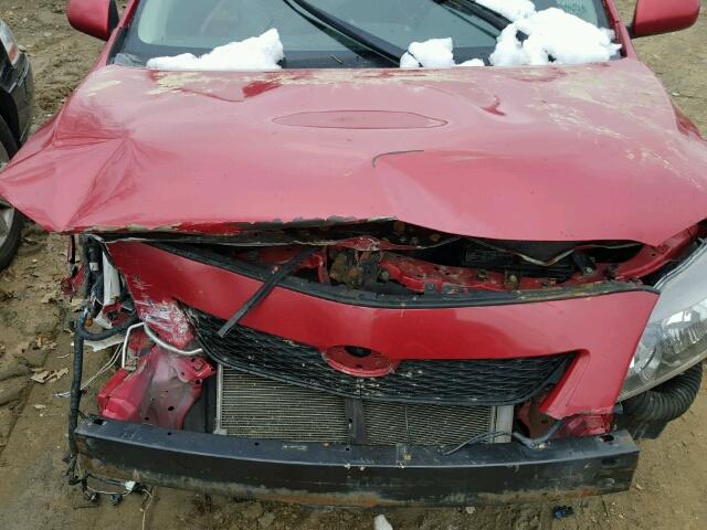 2T1BU40E69C179681 - 2009 TOYOTA COROLLA BA RED photo 7