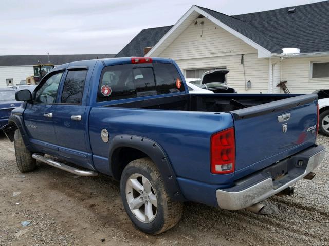 1D7HU18N46S681375 - 2006 DODGE RAM 1500 S BLUE photo 3