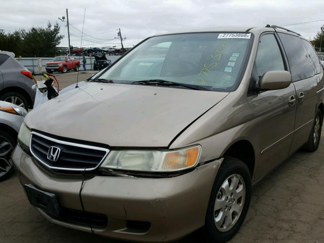 5FNRL18674B024428 - 2004 HONDA ODYSSEY EX GOLD photo 2