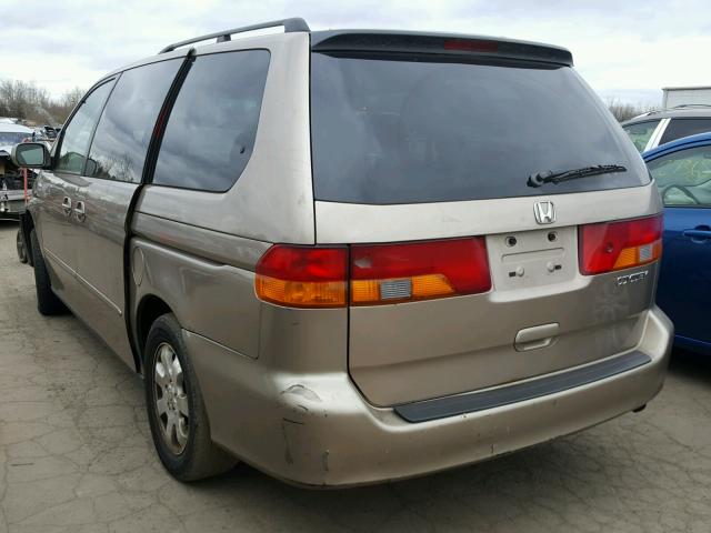 5FNRL18674B024428 - 2004 HONDA ODYSSEY EX GOLD photo 3