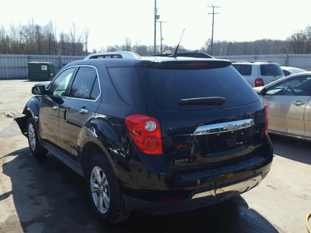 2CNALPEW8A6398337 - 2010 CHEVROLET EQUINOX LT BLACK photo 3