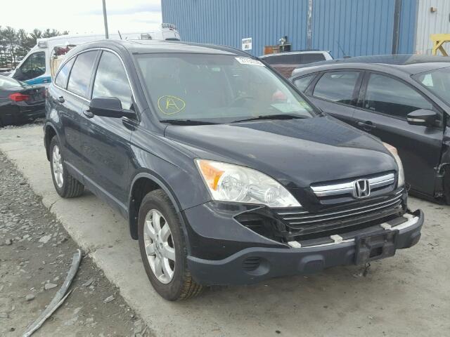 JHLRE48777C059902 - 2007 HONDA CR-V EXL BLACK photo 1