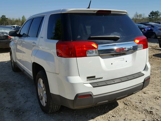 2CTALMEC3B6281974 - 2011 GMC TERRAIN SL WHITE photo 3