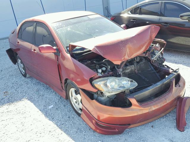 1NXBR32E35Z386076 - 2005 TOYOTA COROLLA CE RED photo 1