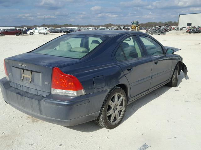 YV1RS592752465402 - 2005 VOLVO S60 2.5T BLUE photo 4